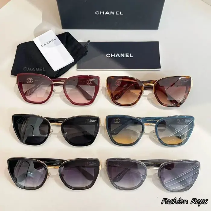 Chanel Butterfly Oversized Trim Sunglasses In Different Colors