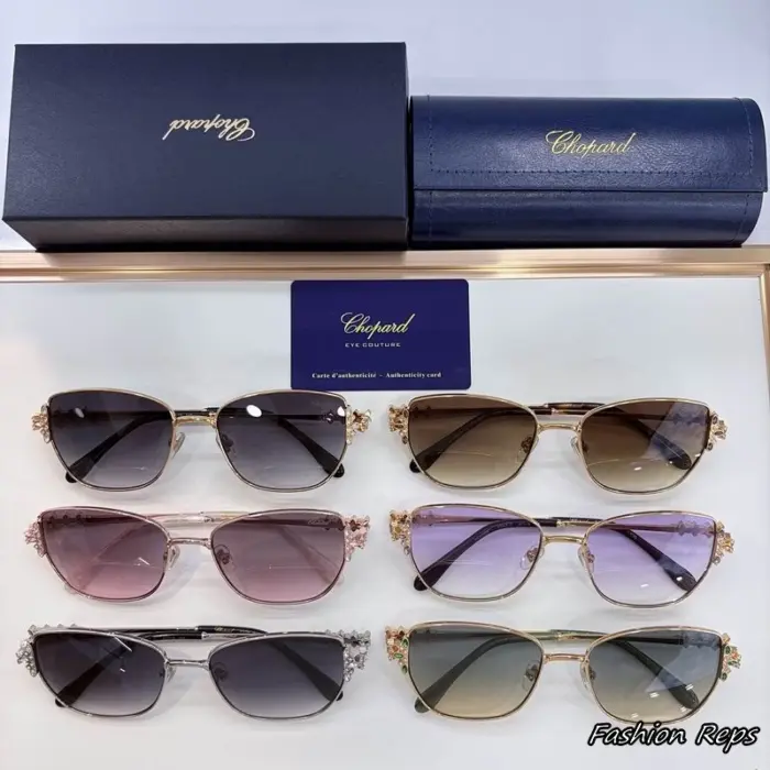 Chopard High Jewellery Cat Eye Sunglasses In Different Colors