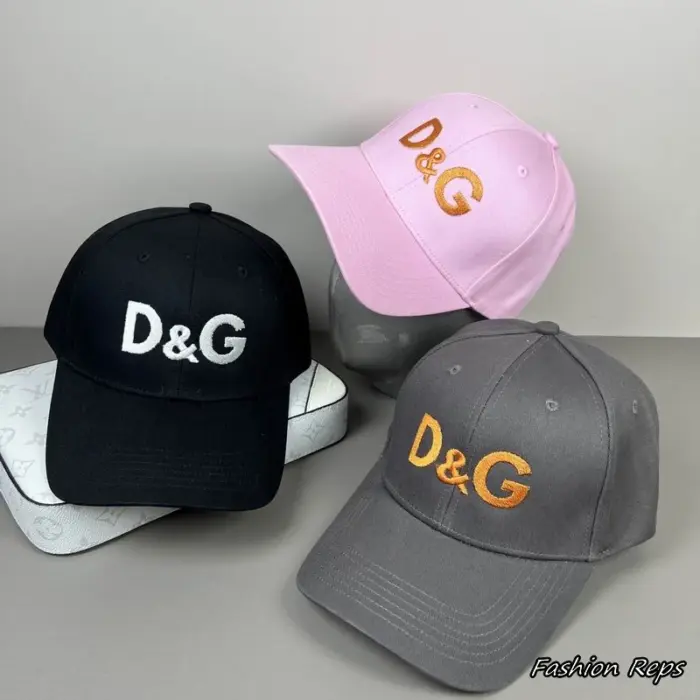 Dolce & Gabbana D&G Logo Embroidered Baseball Cap In Multiple Colors