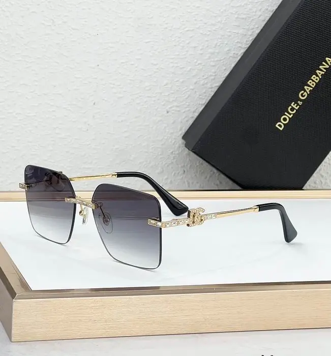 Dolce & Gabbana DG2332B Rimless Square Sunglasses In Different Colors