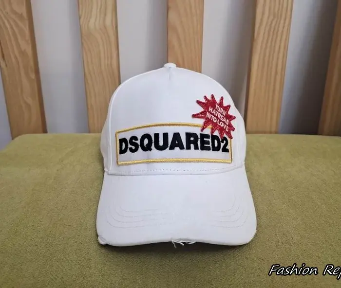 Dsquared2 "Turn Hatred Into Love" Logo Patch Baseball Cap