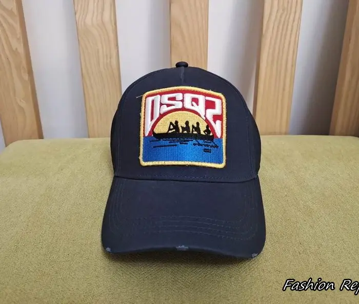 Dsquared2 Venetian Gondola DSQ2 Embroidered Patch Baseball Cap