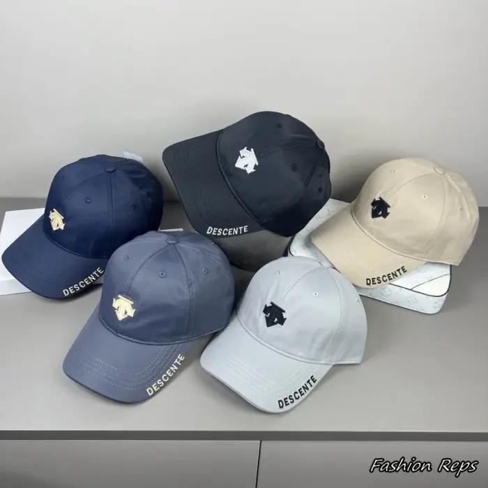 Descente Technical Performance Visor Logo Cap In Multiple Color
