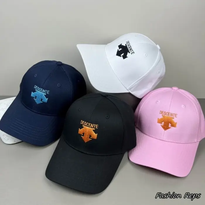 Descente Spirit Mark Embroidered Athletic Golf Cap In Multiple Color
