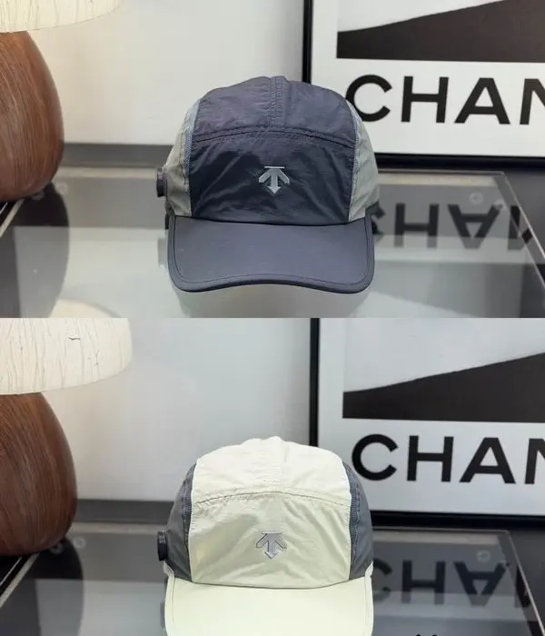 Descente Lightweight Technical Panel Runner Cap In 2 Color