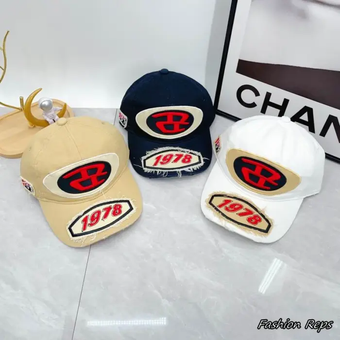 Diesel Vintage Oval D Graphic Patch Distressed "1978" Visor Baseball Cap In Multiple Colors