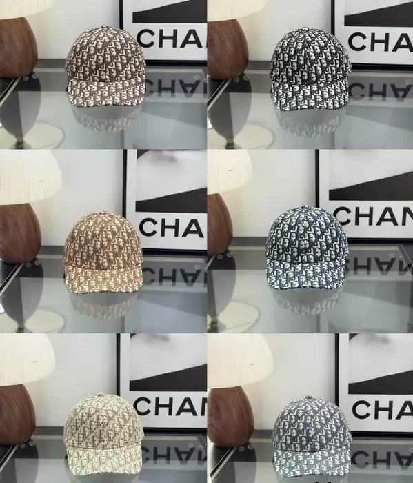 Dior Oblique Jacquard All Over Monogram Canvas Baseball Cap In Multiple Colors