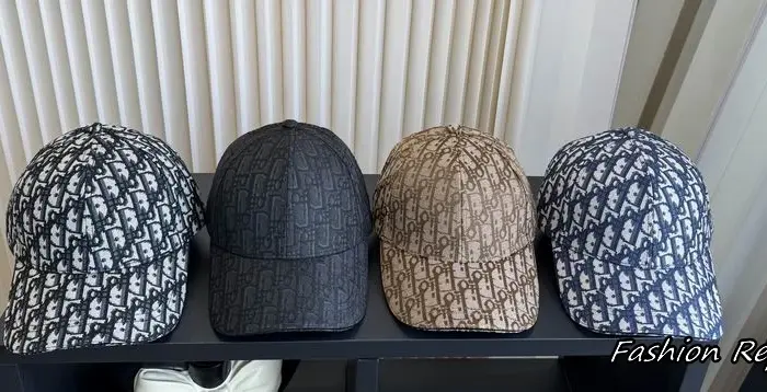 Dior Oblique Jacquard Leather Trimmed Canvas Baseball Cap In Multiple Colors