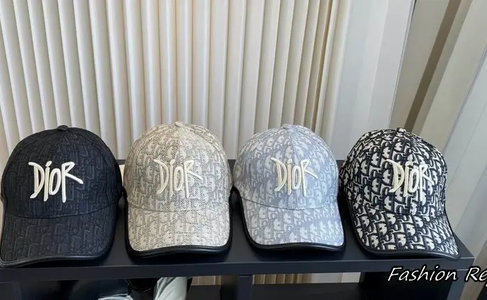 Dior Oblique Jacquard Leather Trimmed 3D Script Embroidered Baseball Cap In Multiple Colors