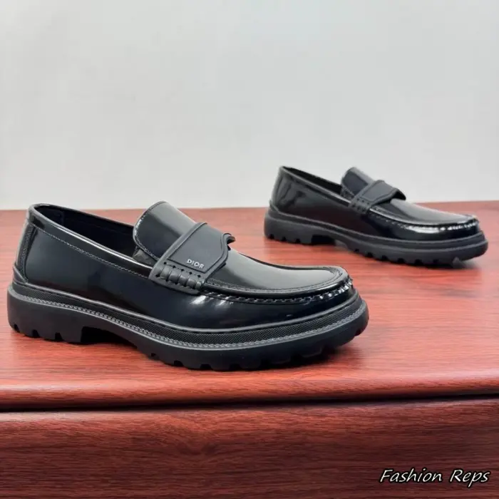 Dior Men’s Black Loafers With Chunky Sole