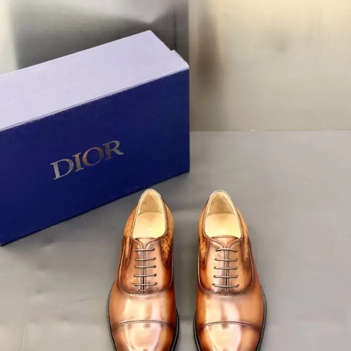 Dior Cap Toe Oxford Dress Shoes