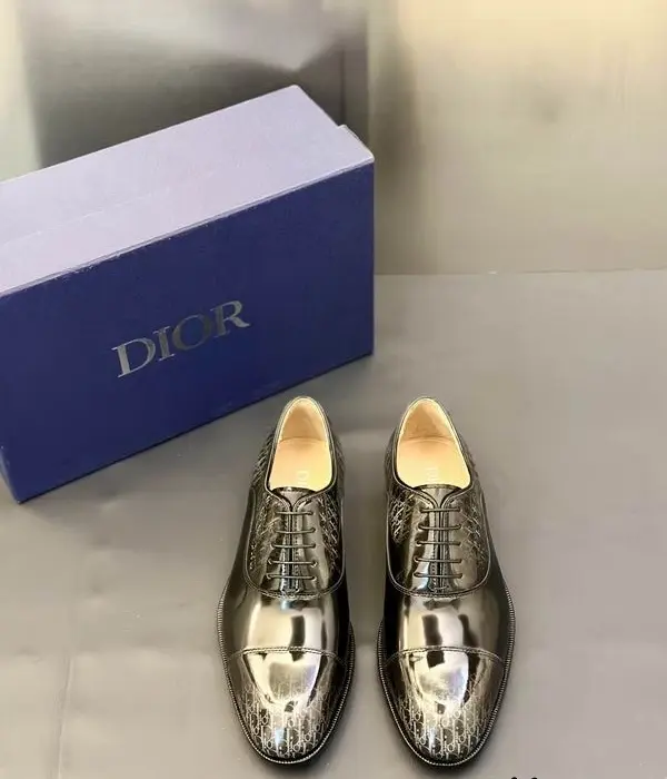 Dior Men’s Dress Shoes With High Shine Finish