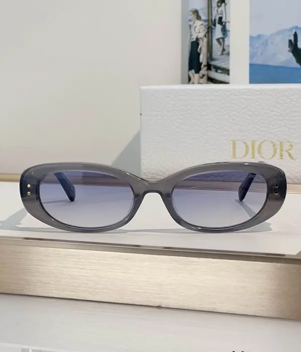 Dior Oblique Oval Sunglasses In Different Colors
