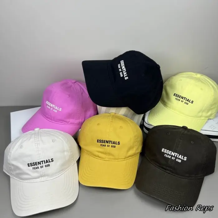 Fear of God Essentials Classic Embroidered Logo Canvas Baseball Cap In Multiple Colors