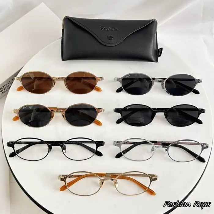 Fake Me Micro Metal Oval Sunglasses In Different Colors