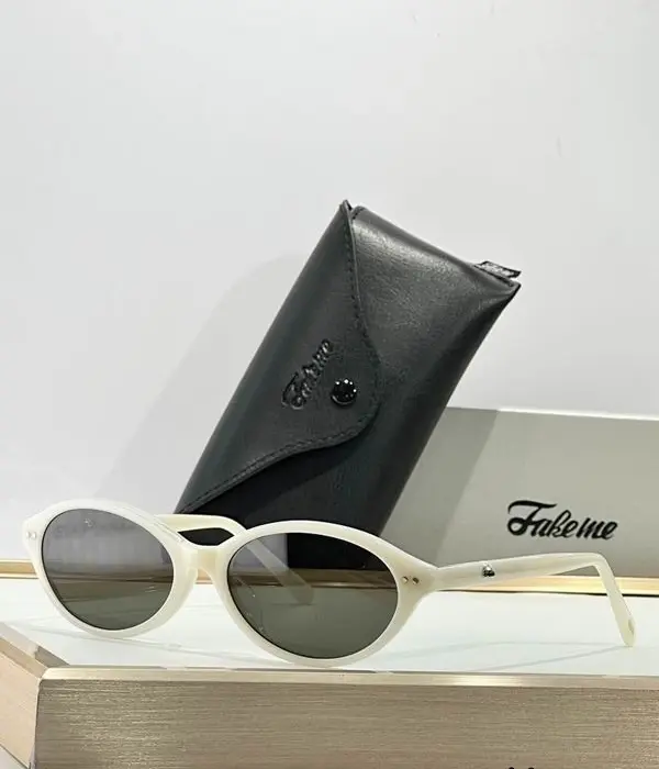 Fake Me Dowdy Oval Acetate Sunglasses In Different Colors