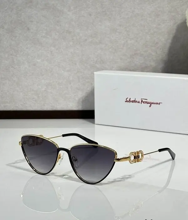 Ferragamo Gancini Metal Sunglasses In Different Colors
