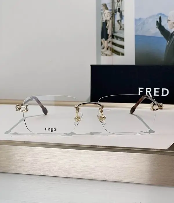 Fred Force 10 Pilot Rimless Glasses In Different Colors