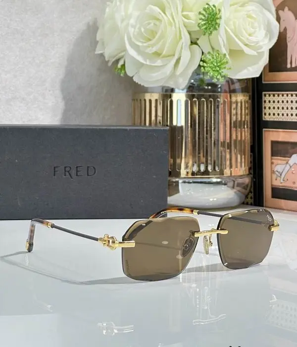 Fred Force 10 Geometric Rimless Photochromic Sunglasses In Different Colors