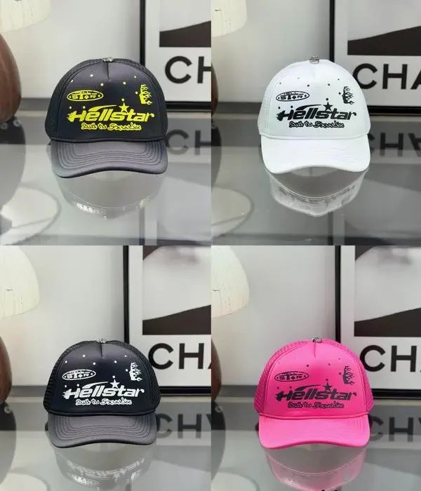 Hellstar "Path to Paradise" Star Cluster Graphic Mesh Trucker Cap in Multiple Colors