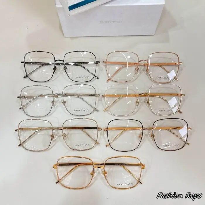 Jimmy Choo Square Optical Glasses In Different Colors