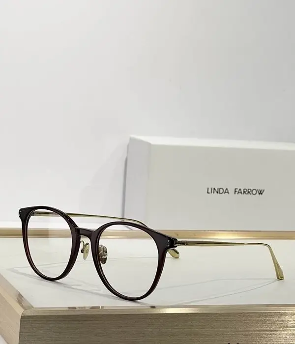 Linda Farrow Round Frame Glasses In Different Colors