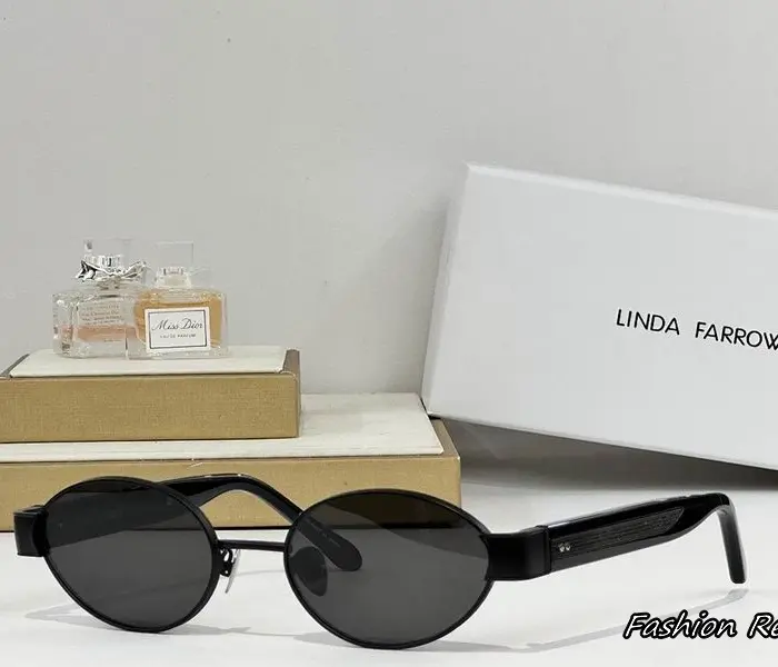 Linda Farrow Sadie Oval Sunglasses In Different Colors