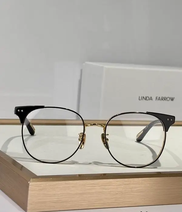 Linda Farrow Spence Round Frame Glasses In Different Colors