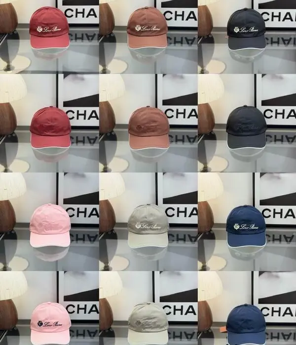 Loro Piana Heritage Crest Logo Strapback Cap In Multiple Colors
