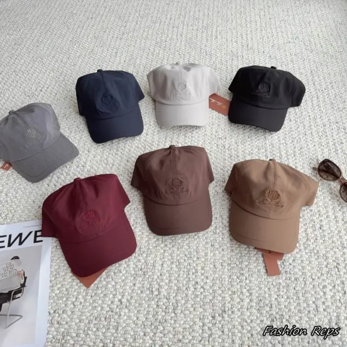 Loro Piana Crest Embroidered Baseball Cap In Multiple Colors