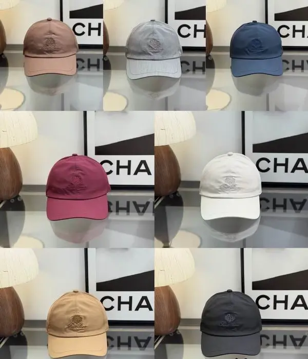 Loro Piana Classic Solid Color Crest Baseball Cap In Multiple Colors