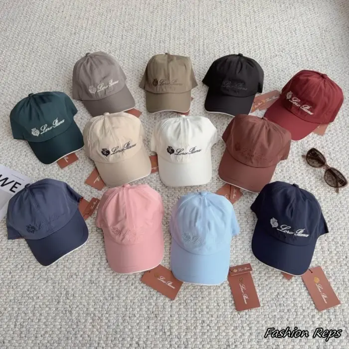 Loro Piana Crest Logo Tech Fabric Cap In Multiple Colors