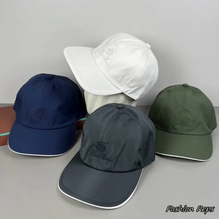 Loro Piana Signature Logo Script Storm System Cap In Multiple Colors