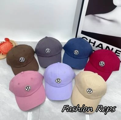 Lululemon Classic Circular Omega Logo Patch Canvas Baseball Cap in Multiple Colors