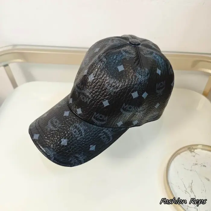 MCM Outdoor Visetos Coated Canvas Cap In Multiple Colors