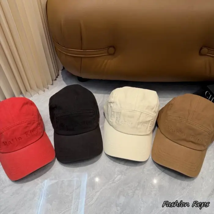 Matin Kim Premium Streetwear Tonal Logo Cap in Multiple Colors