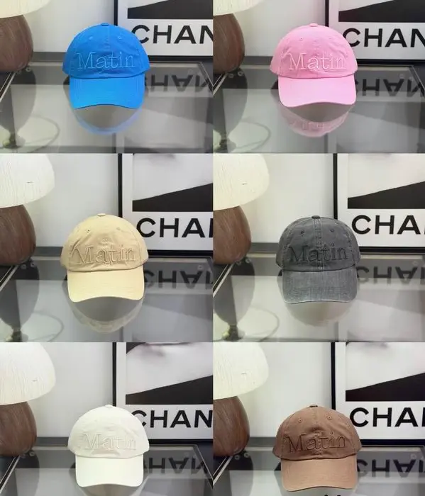 Matin Kim Vintage Stone Washed Cotton Cap in Multiple Colors