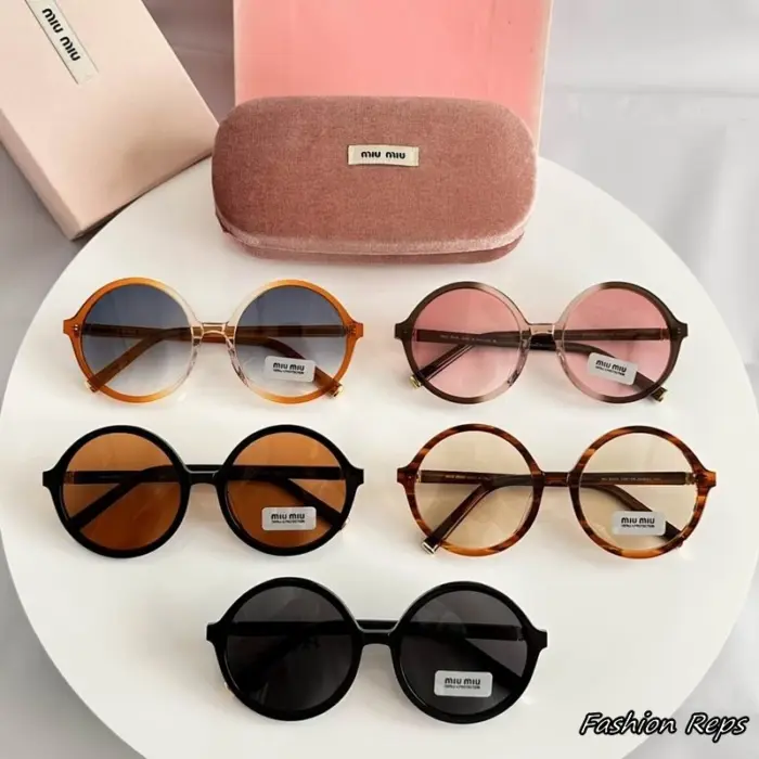 Miu Miu Regard Round Sunglasses In Multiple Colors
