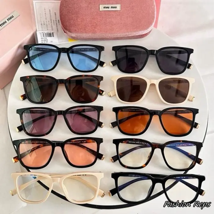 Miu Miu Regard Square Sunglasses In Different Colors