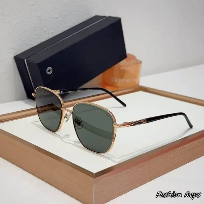 Montblanc MB0339S Square Frame Sunglasses In Different Colors