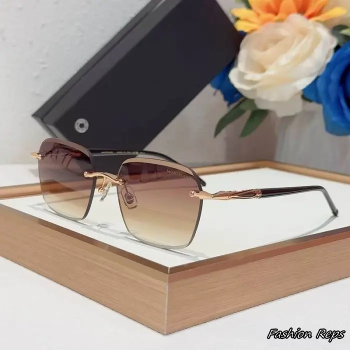 Montblanc Meisterstück Rimless Sunglasses In Different Colors