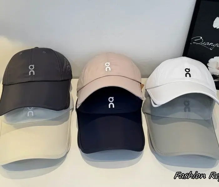 On Running Featherweight Mesh Side Performance Caps In Different Colors