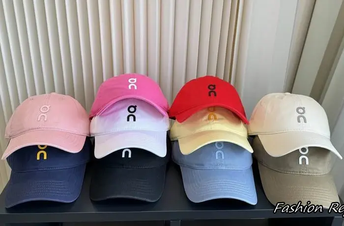 On Running Essential Tech Logo Baseball Caps In Multiple Colors