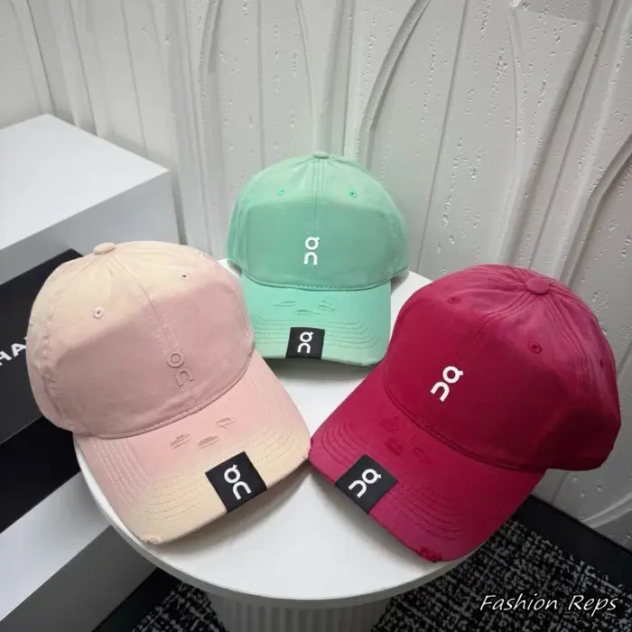 On Heritage Style Cotton Embroidered Logo Caps In Multiple Colors