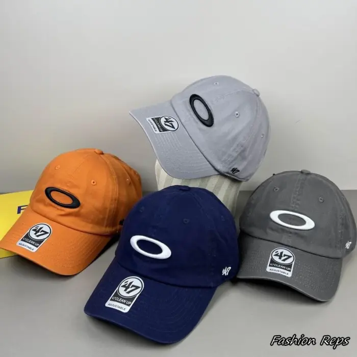 Oakley 47 Soho Ellipse Low Crown Adjustable Canvas Cap In Multiple Colors