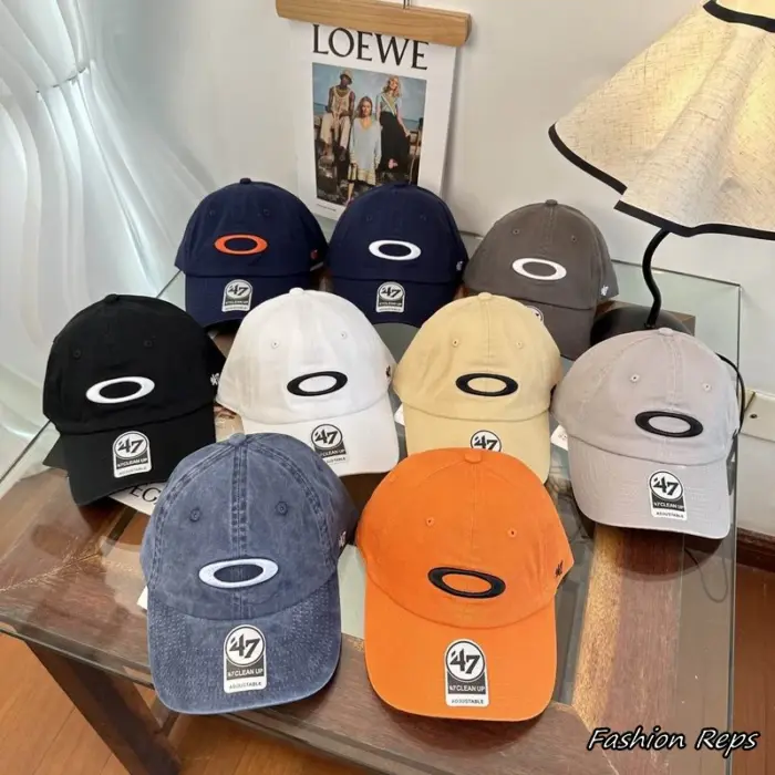 Oakley 47 Brand Streetwear Curved Brim Ellipse Icon Cap In Multiple Colors