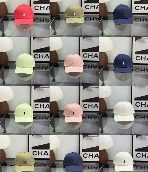 Polo Ralph Lauren Signature Logo Adjustable Twill Cap In Multiple Colors
