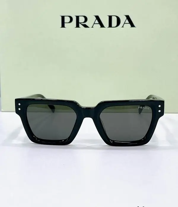 Prada Symbole PR B17S Rectangular Sunglasses In 2 Colors