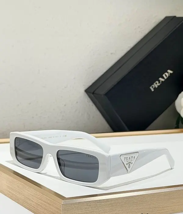 Prada PR 17WS Symbole Rectangular Sunglasses In Different Colors