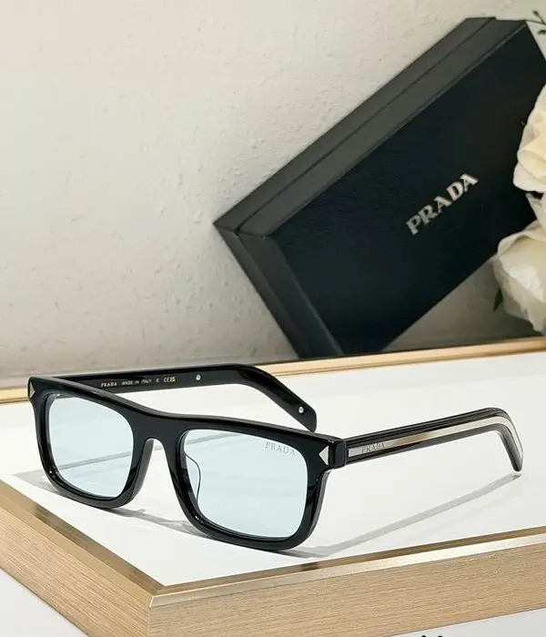 Prada PR B11S Rectangular Sunglasses In Different Colors